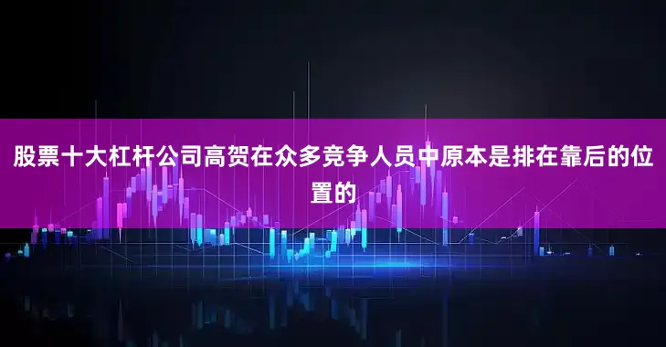 股票十大杠杆公司高贺在众多竞争人员中原本是排在靠后的位置的